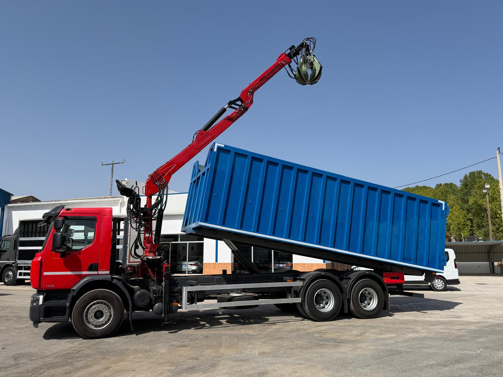 GRUA CHATARRERA VKRAN Y CAJA BASCULANTE